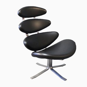 Corona EJ 5 Chair by Poul M. Volther for Erik Jørgensen, 1980s