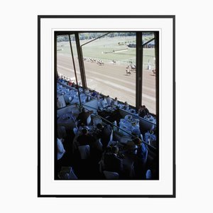 Toni Frissell, Aficionados a la carrera de Saratago, Impresión C, Enmarcado