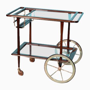 Carrito de servicio italiano de Gio Ponti para Cesare Lacca, años 50