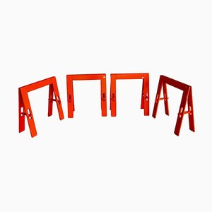Rotes Acerbis Gestell für Staffelei, 1990er