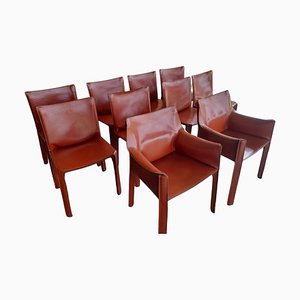 Cab Armchairs and Chairs from Cassina, 1990, Set of 10