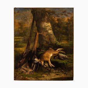 Louis Picard, Hunting, 1850, Oil on Canvas