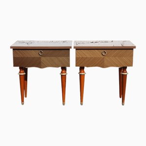 Mid-Century French Nightstands in High Gloss, 1960s
