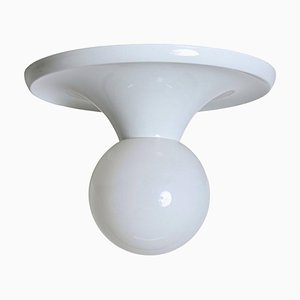 Bola de luz blanca italiana atribuida a Flos para Castiglioni, 1965