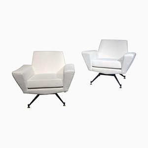 Lenzi Easy Chairs, 1950s, Set of 2