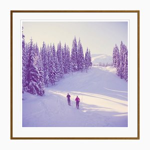 Toni Frissell, Skiers in the Woods, 1951 / 2020s, C Print, Framed