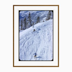 Toni Frissell, Skiers on the Piste, 1955 / années 2020, impression C, encadré