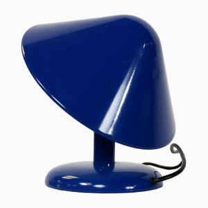 Lámpara de mesa en azul de Goffredo Reggiani, años 60