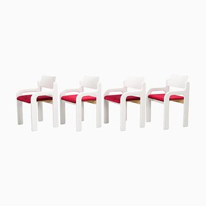 Chairs by Eero Aarnio Flamingo for Asko, Finland, 1970s, Set of 4