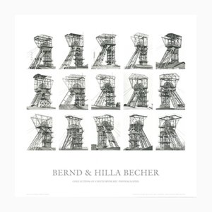 Bernd & Hilla Becher, Shaft Towers, 2000s, Print