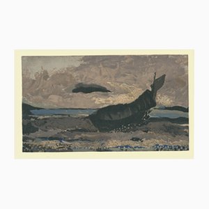 Georges Braque, Barca sui ciottoli, inizio XXI secolo, stampa