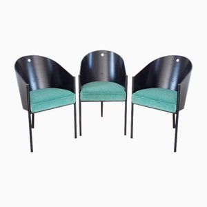 Costes Chairs by Philippe Starck for Driade, Set of 3
