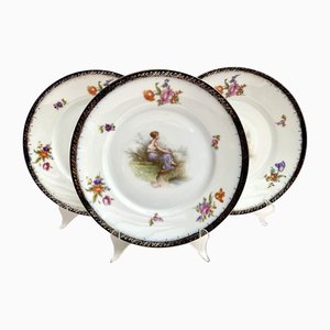 Porzellanteller von Rosenthal, Deutschland, 3 . Set
