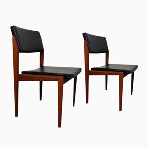 Sillas de comedor modelo 641P de teca de Rudolf Glatzel para Thonet, años 60. Juego de 2