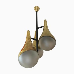 Chandelier attributed to Max Ingrand for Fontana Arte, Italy, 1950s