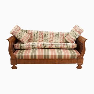 Vintage Wood Sofa in the style of Luigi Filippo