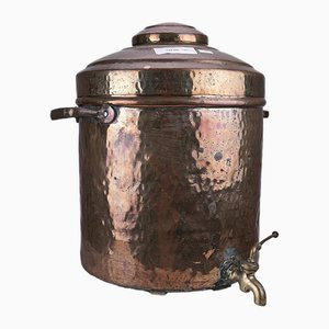 Antiker Getränkehalter aus Kupfer