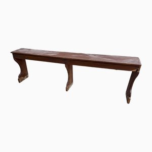 Solid Elm Wood Bench, Italy, Late 1700s