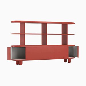 Modernes Sideboard aus Holz in Rot & Weiß von Jaime Hayon