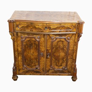 Demi-Armoire Louis Philippe en Noyer, 19ème Siècle