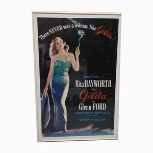 Poster con litografia del film American Gilda, 1988