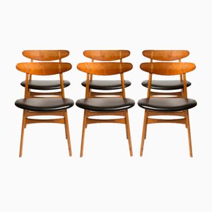 CH30 Dining Chairs by Hans Wegner for Carl Hansen, Set of 6