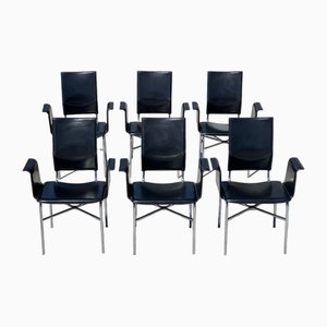 Armchairs by Ross Littell for Matteo Grassi, 1980, Set of 6