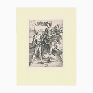 Alberto Durero, La señorita a caballo y el Landsknecht, década de 2000, Impresión