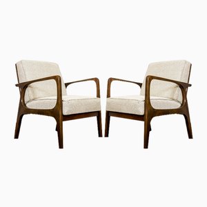 Mid-Century Armchairs from Prudnickie Furniture Factory, 1960s, Set of 2