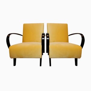 Sessel von Jindrich Halabala, 1940er, 2er Set