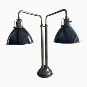 Bauhaus Swing Lamp in Brass, 1930s