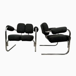 Poltrone Mid-Century, set di 2