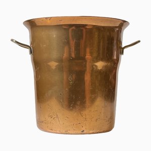 Vintage Champagne Cooler in Copper & Brass from Spring Culinox, Switzerland, 1970s