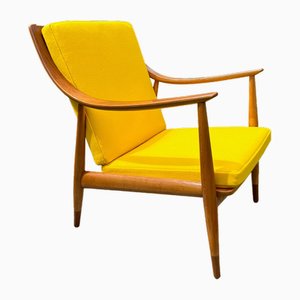 Lounge Chair by Peter Hvidt and Orla Molgaard-Nielsen for France & Daverkosen, 1960s