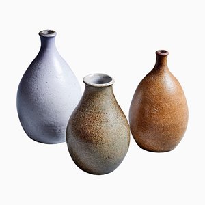 Vases en Céramique par Brent Bennett, États-Unis, 2022, Set de 3