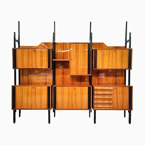 Console Murale Mid-Century en Bois, Italie, 1950s