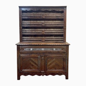 19th Century Central Brittany Dresser in Yew, Oak and Elm