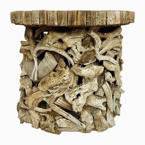 Small Driftwood Side Table, 1990s