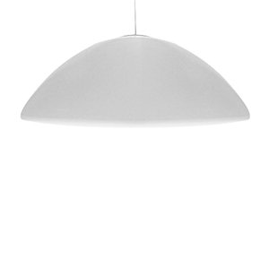 Large White Flying Saucer Pendant Lamp by Bjarne Bo for Fog & Morup, 1970s