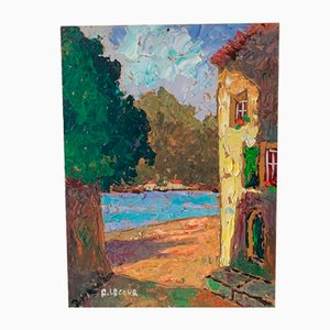 Armand Lacour, Paesaggio, anni '20, Pittura