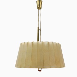 Cocoon Adjustable Hanging Lamp by Münchener Werkstätten, Germany, 1950s