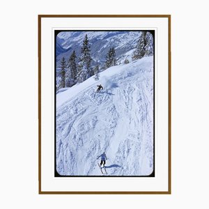 Toni Frissell, Skifahrer auf der Piste, 1955, C-Print, gerahmt