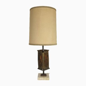 Brutalist Table Lamp attributed to Albano Poli for Poliarte Italia, 1970s