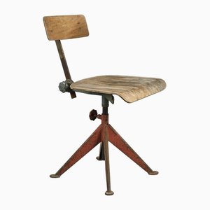 Vintage Scandinavian Workshop Chair by Odelberg & Olson, 1940s