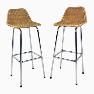 Tabourets de Bar Vintage par Rohe Noordwolde, 1950s, Set de 2