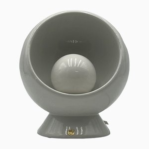 Lámpara italiana era espacial de cerámica, años 70