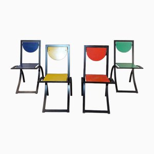 Sinus Chairs by Karl Friedrich Förster for KFF Design Germany, 1984, Set of 4
