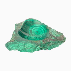 African Malachite Ashtray in Green