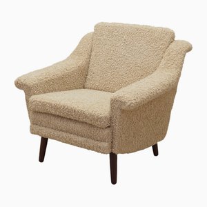 Danish Beige Armchair, 1970s