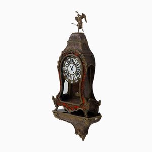 Boulle Clock with Shelf from Thuret Paris